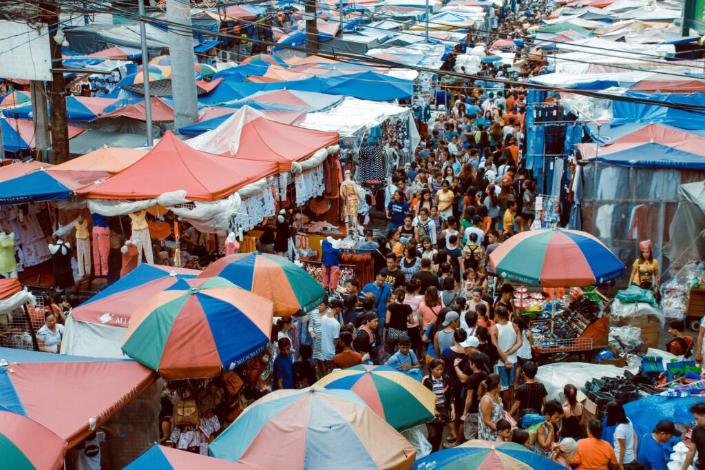 ide jualan di pasar kaget